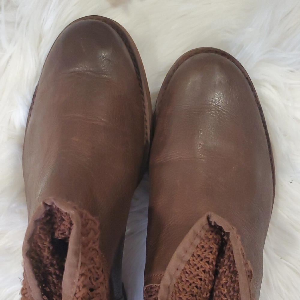 Timberland Savin Hill  Elegant Brown Chelsea Leather Ankle Booties Boots - Picture 12 of 15